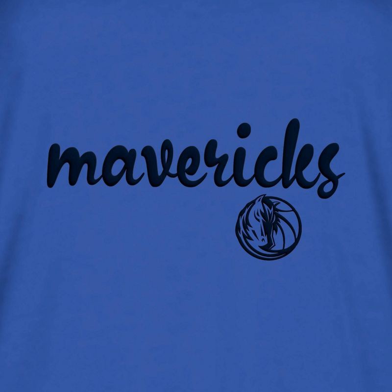slide 4 of 4, NBA Dallas Mavericks Women's Short Sleeve Crew T-Shirt - S, 1 ct