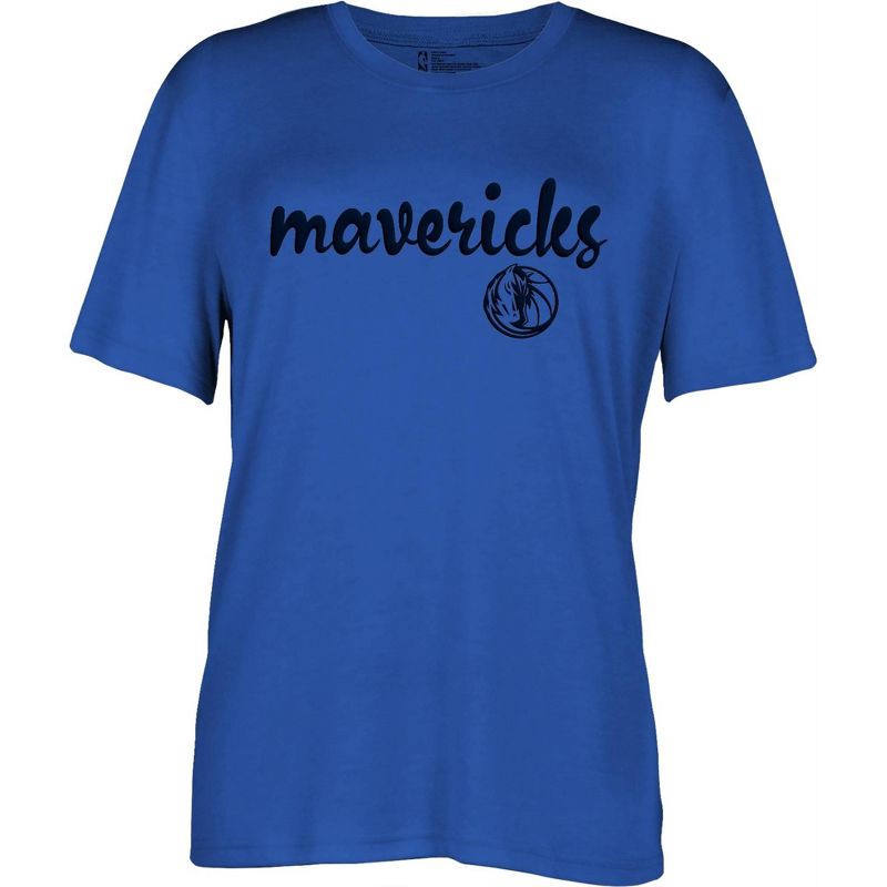 slide 1 of 4, NBA Dallas Mavericks Women's Short Sleeve Crew T-Shirt - XL, 1 ct