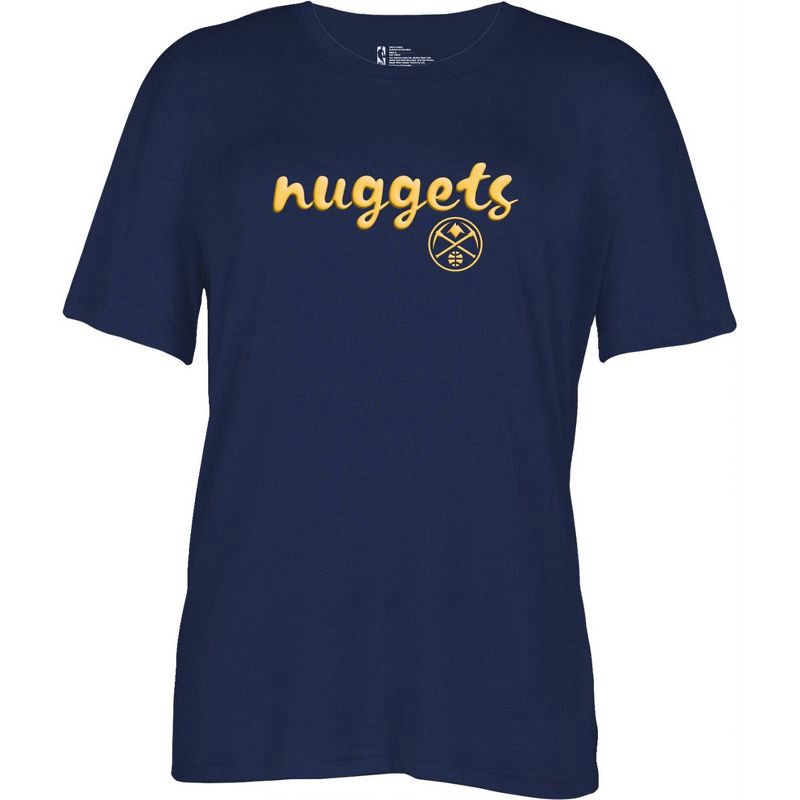 slide 1 of 4, NBA Denver Nuggets Women's Short Sleeve Crew T-Shirt - S, 1 ct