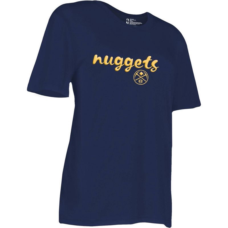 slide 2 of 4, NBA Denver Nuggets Women's Short Sleeve Crew T-Shirt - L, 1 ct