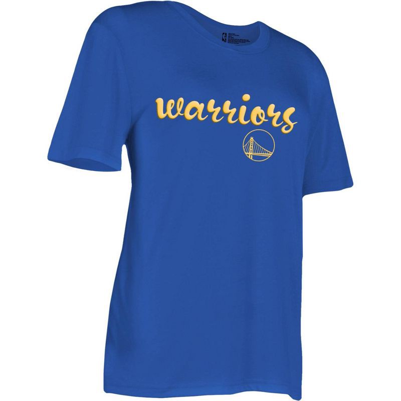 slide 2 of 4, NBA Golden State Warriors Women's Short Sleeve Crew T-Shirt - M, 1 ct