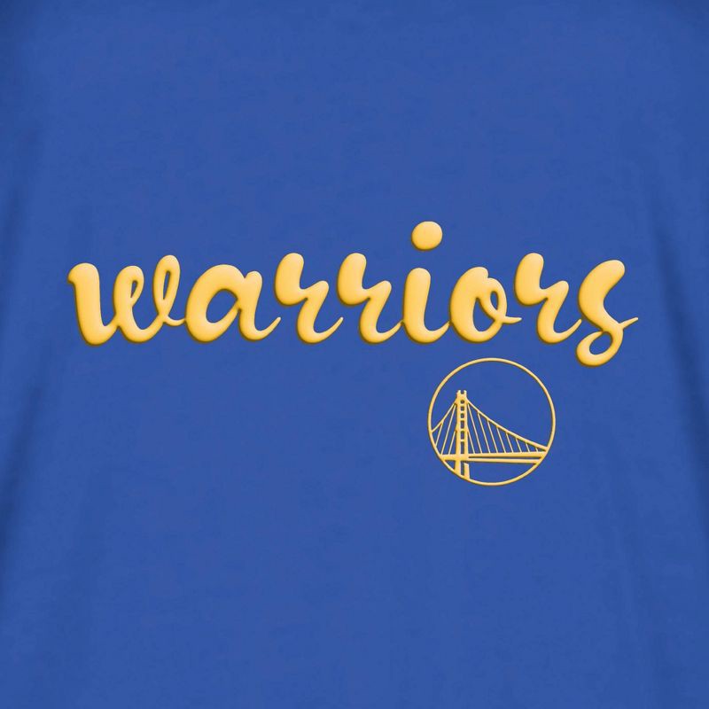 slide 4 of 4, NBA Golden State Warriors Women's Short Sleeve Crew T-Shirt - L, 1 ct