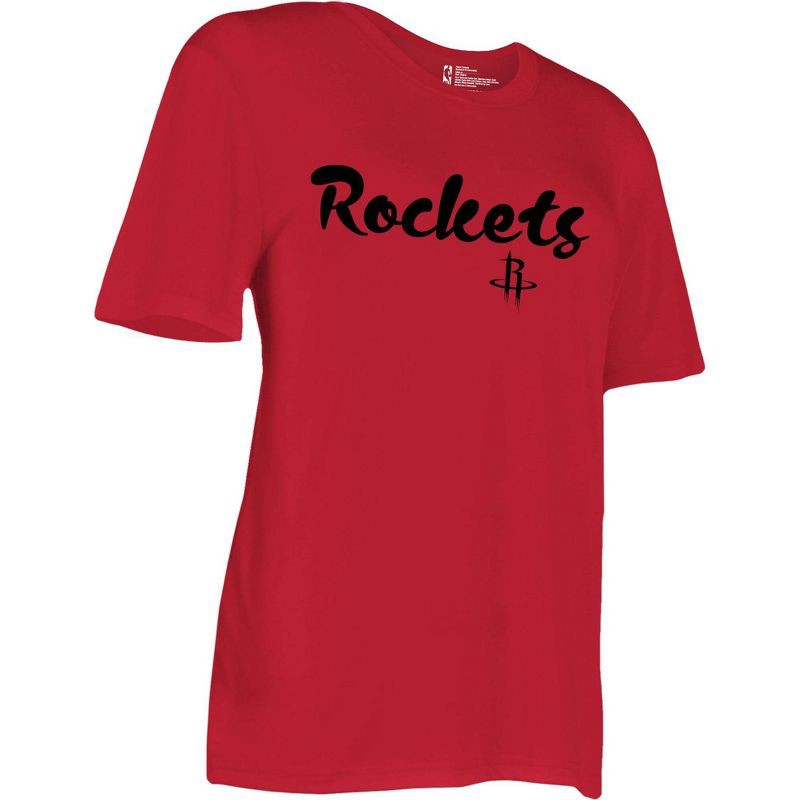 slide 2 of 4, NBA Houston Rockets Women's Short Sleeve Crew T-Shirt - S, 1 ct