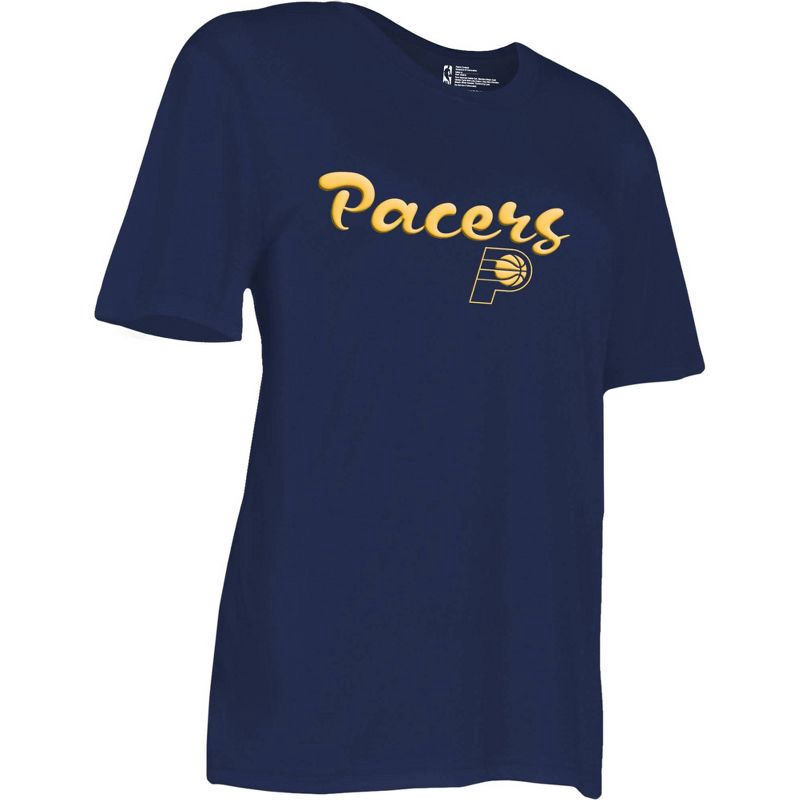 slide 2 of 4, NBA Indiana Pacers Women's Short Sleeve Crew T-Shirt - M, 1 ct