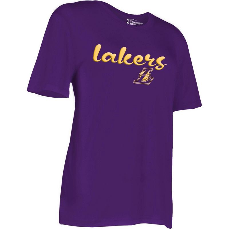 slide 2 of 4, NBA Los Angeles Lakers Women's Short Sleeve Crew T-Shirt - S, 1 ct
