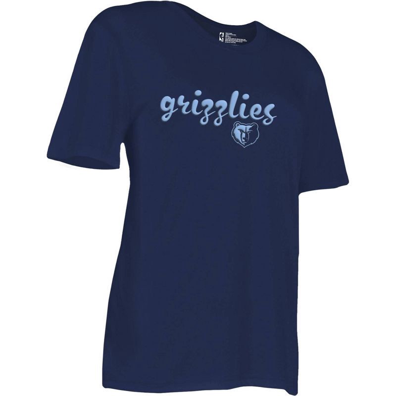 slide 2 of 4, NBA Memphis Grizzlies Women's Short Sleeve Crew T-Shirt - L, 1 ct