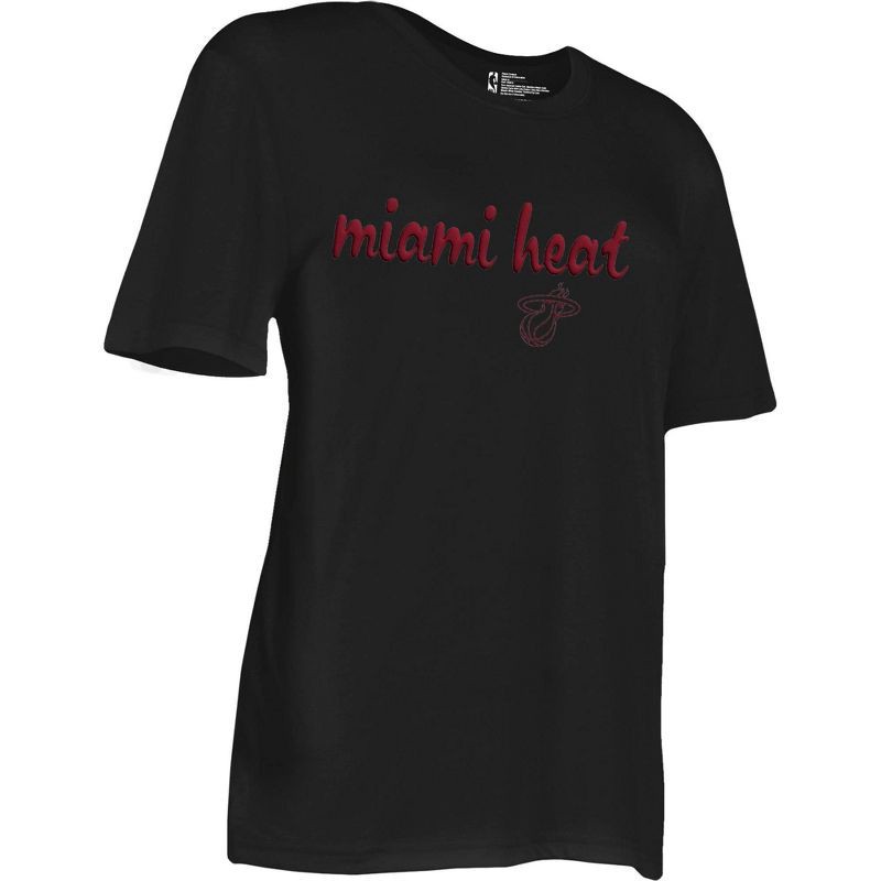 slide 2 of 4, NBA Miami Heat Women's Short Sleeve Crew T-Shirt - M, 1 ct