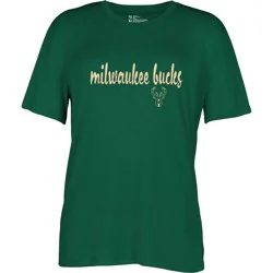 NBA Milwaukee Bucks Women's Short Sleeve Crew T-Shirt - XL