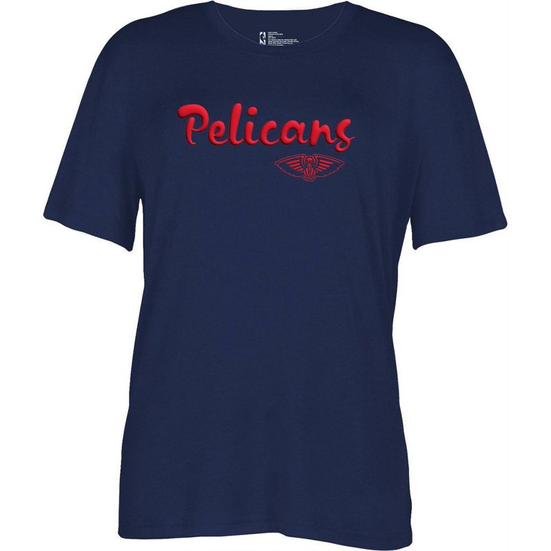 slide 1 of 4, NBA New Orleans Pelicans Women's Short Sleeve Crew T-Shirt - L, 1 ct