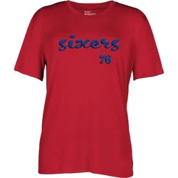 NBA Philadelphia 76ers Women's Short Sleeve Crew T-Shirt - S