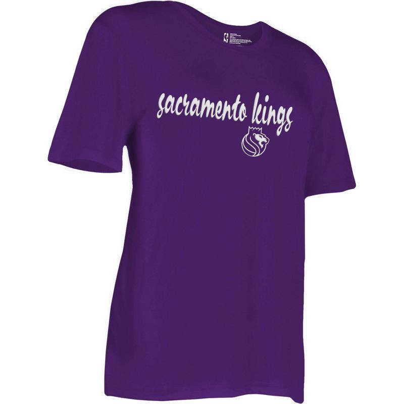 slide 2 of 4, NBA Sacramento Kings Women's Short Sleeve Crew T-Shirt - S, 1 ct
