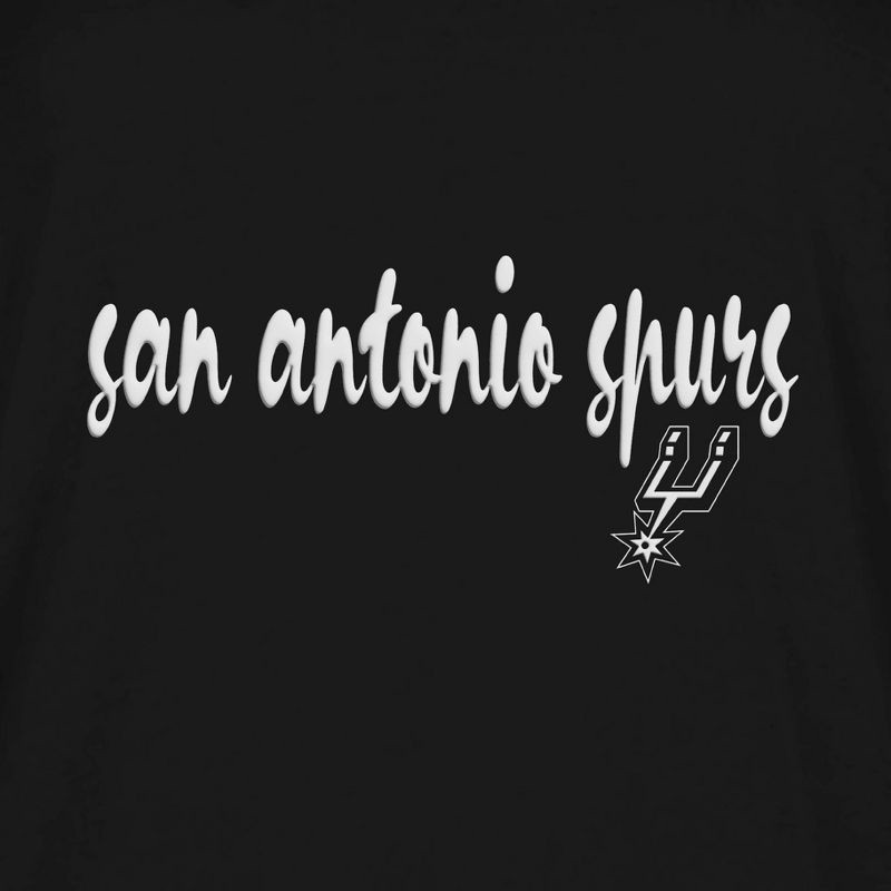slide 4 of 4, NBA San Antonio Spurs Women's Short Sleeve Crew T-Shirt - L, 1 ct