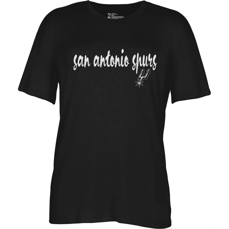 slide 1 of 4, NBA San Antonio Spurs Women's Short Sleeve Crew T-Shirt - L, 1 ct