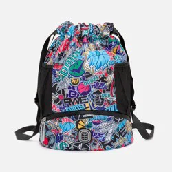 Overtime Elite Cinch Sports Drawstring Bag with Shoe Compartment - Team Mash Up