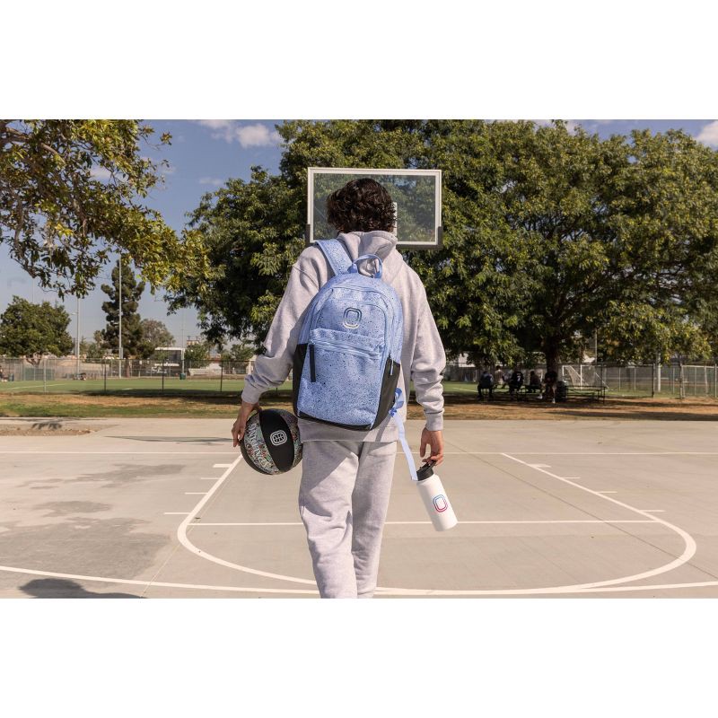 slide 9 of 11, Overtime Elite B2S Backpack - Thin Stripe Black & White, 1 ct