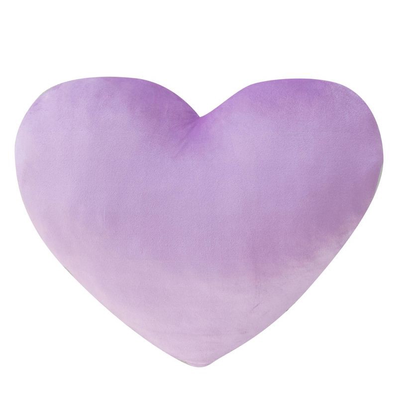 slide 3 of 3, Sanrio Kuromi Bow Heart Shaped Plush Cloud Pillow, 1 ct