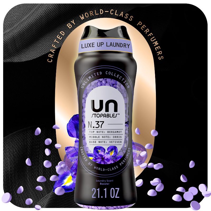 slide 3 of 16, Downy Unstopables Unlimited Scent Booster Beads Laundry Additives - Bergamot Orris Vetier - 21.1oz, 21.1 oz