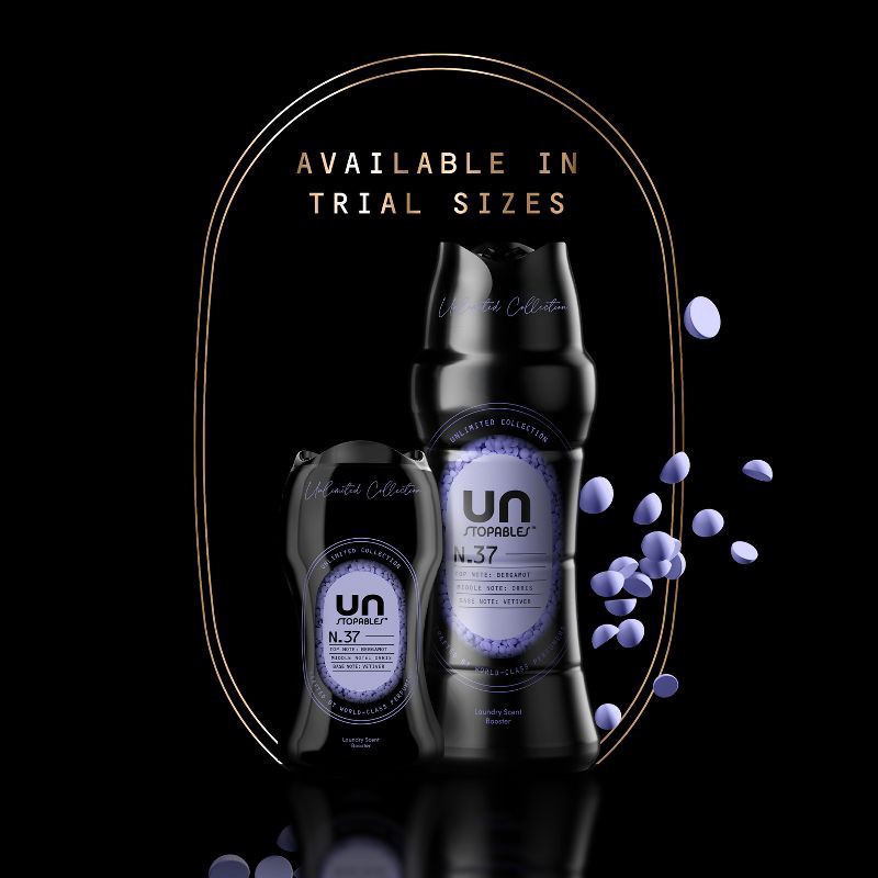 slide 13 of 16, Downy Unstopables Unlimited Scent Booster Beads Laundry Additives - Bergamot Orris Vetier - 21.1oz, 21.1 oz