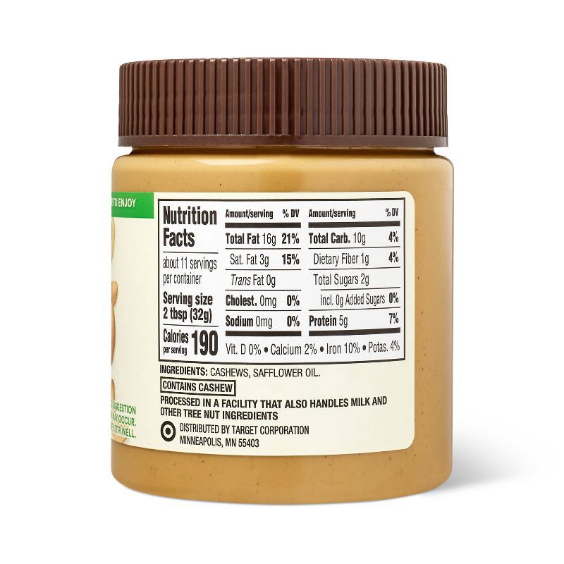 slide 2 of 5, Stir Creamy Cashew Butter - 12oz - Good & Gather™, 12 oz