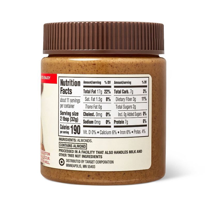 slide 2 of 5, Stir Creamy Almond Butter - 12oz - Good & Gather™, 12 oz
