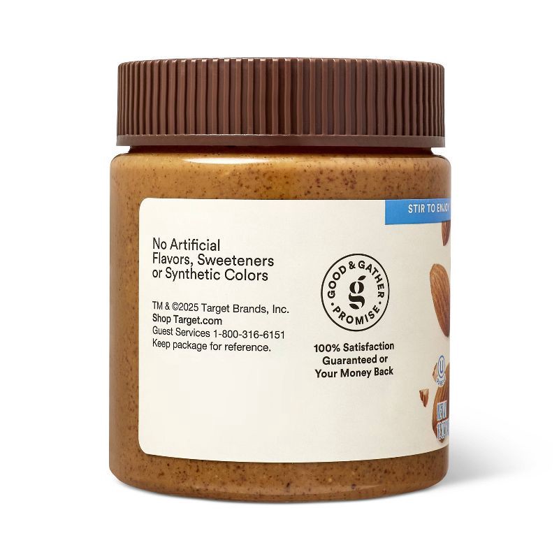 slide 3 of 5, Stir Crunchy Almond Butter - 12oz - Good & Gather™, 12 oz
