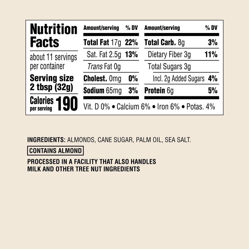 slide 5 of 5, No Stir Creamy Almond Butter - 12oz - Good & Gather™, 12 oz