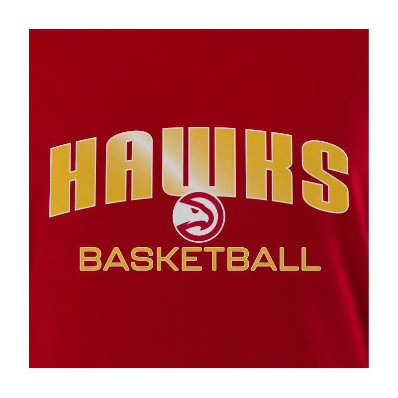 slide 4 of 4, NBA Atlanta Hawks Women's Long Sleeve Crew Neck Fashion T-Shirt - S, 1 ct