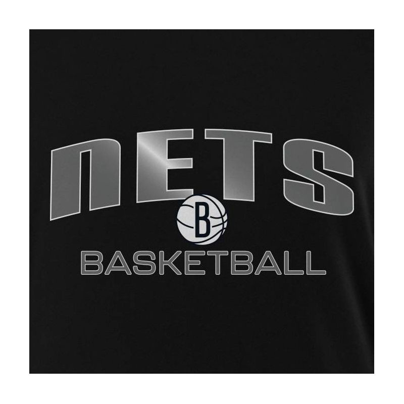 slide 2 of 4, NBA Brooklyn Nets Women's Long Sleeve Crew Neck Fashion T-Shirt - XL, 1 ct