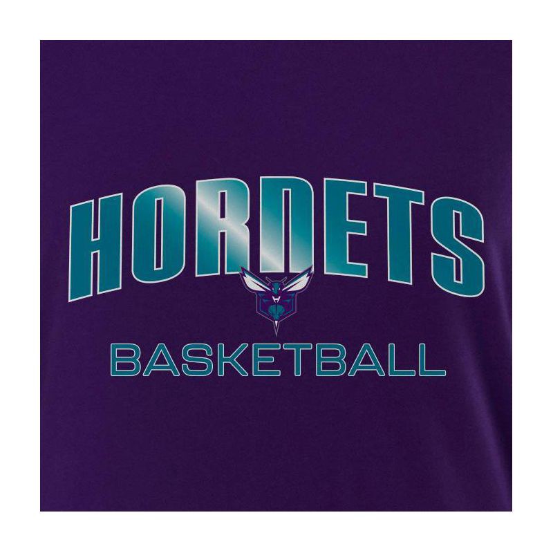 slide 4 of 4, NBA Charlotte Hornets Women's Long Sleeve Crew Neck Fashion T-Shirt - XL, 1 ct