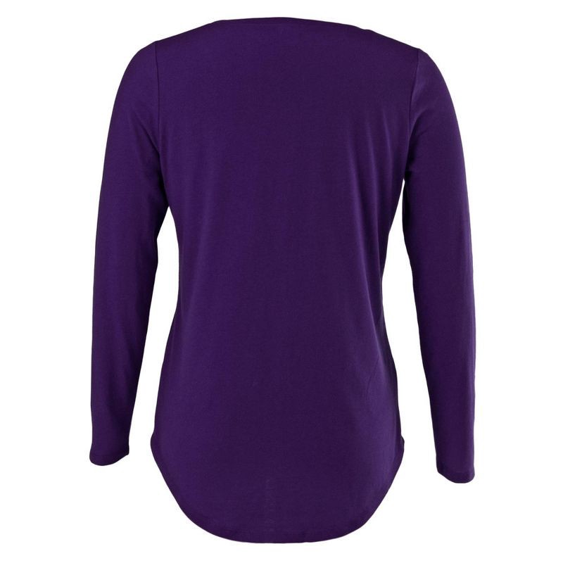 slide 2 of 4, NBA Los Angeles Lakers Women's Long Sleeve Crew Neck Fashion T-Shirt - L, 1 ct