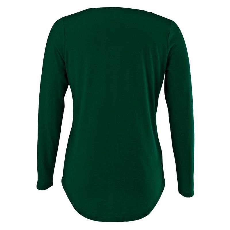 slide 2 of 4, NBA Milwaukee Bucks Women's Long Sleeve Crew Neck Fashion T-Shirt - L, 1 ct