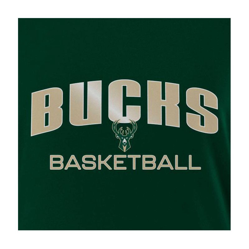 slide 4 of 4, NBA Milwaukee Bucks Women's Long Sleeve Crew Neck Fashion T-Shirt - XL, 1 ct