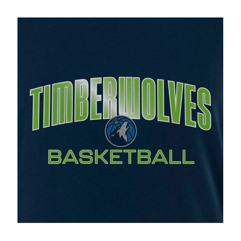 slide 4 of 4, NBA Minnesota Timberwolves Women's Long Sleeve Crew Neck Fashion T-Shirt - XL, 1 ct