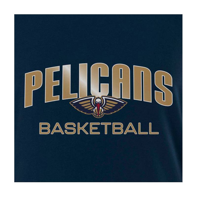 slide 4 of 4, NBA New Orleans Pelicans Women's Long Sleeve Crew Neck Fashion T-Shirt - XL, 1 ct