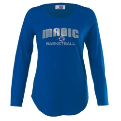 NBA Orlando Magic Women's Long Sleeve Crew Neck Fashion T-Shirt - M
