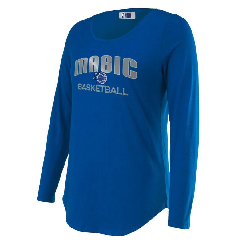 slide 3 of 4, NBA Orlando Magic Women's Long Sleeve Crew Neck Fashion T-Shirt - XL, 1 ct