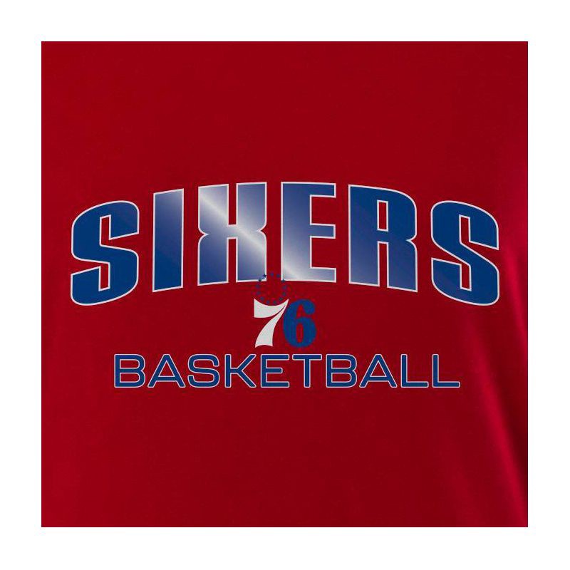 slide 4 of 4, NBA Philadelphia 76ers Women's Long Sleeve Crew Neck Fashion T-Shirt - XL, 1 ct