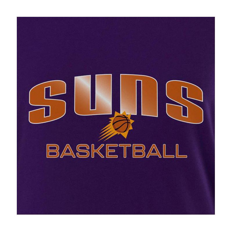 slide 4 of 4, NBA Phoenix Suns Women's Long Sleeve Crew Neck Fashion T-Shirt - M, 1 ct