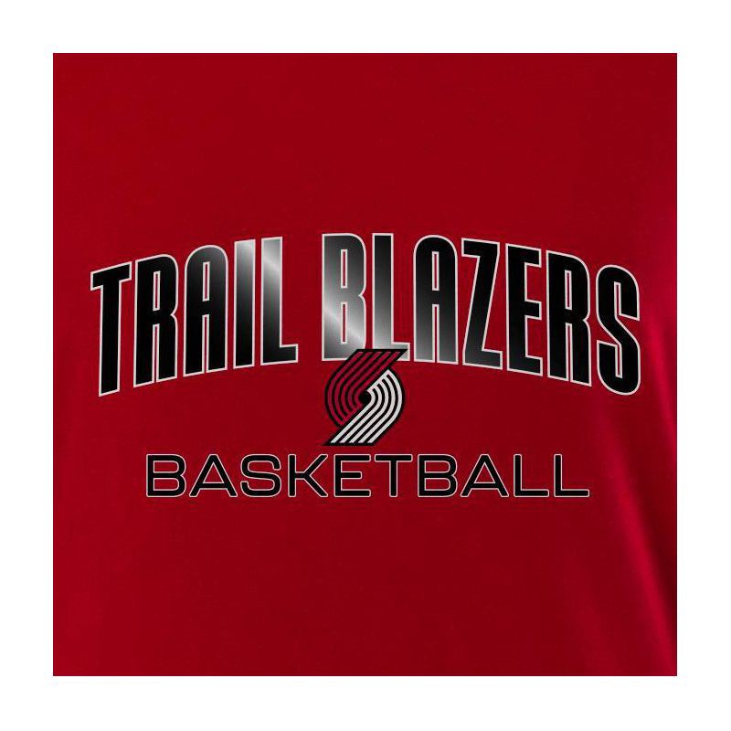slide 4 of 4, NBA Portland Trail Blazers Women's Long Sleeve Crew Neck Fashion T-Shirt - L, 1 ct