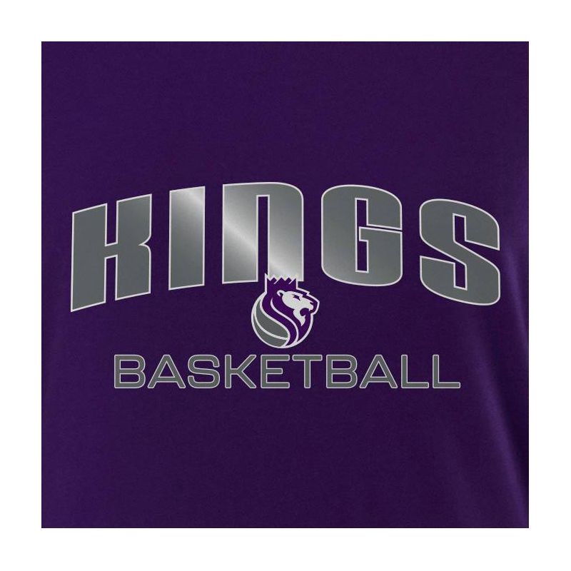 slide 4 of 4, NBA Sacramento Kings Women's Long Sleeve Crew Neck Fashion T-Shirt - L, 1 ct