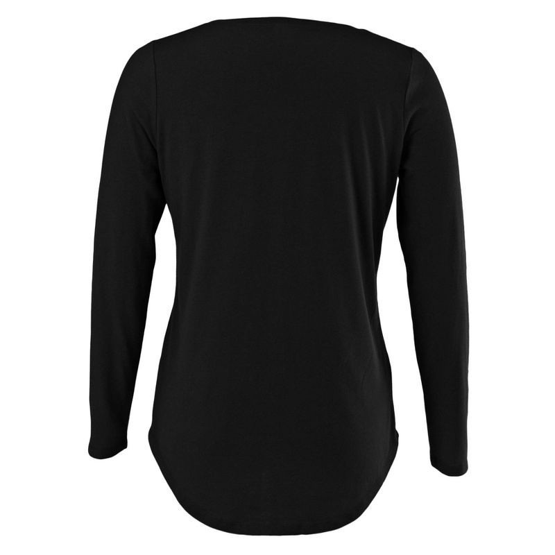 slide 2 of 4, NBA San Antonio Spurs Women's Long Sleeve Crew Neck Fashion T-Shirt - L, 1 ct