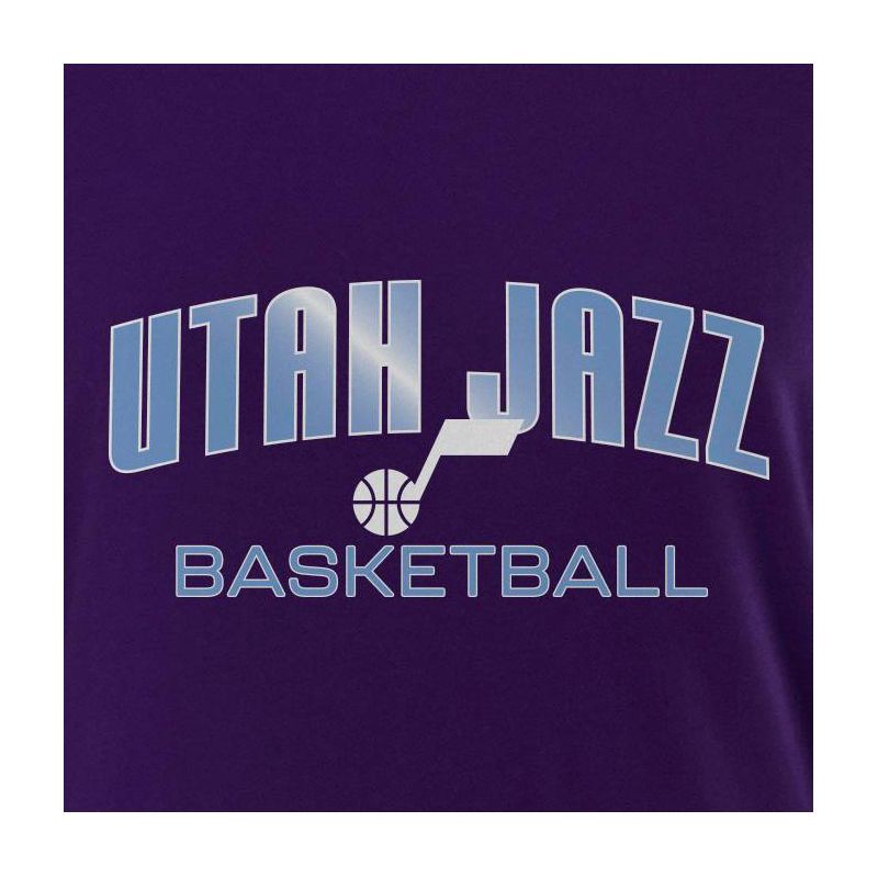 slide 4 of 4, NBA Utah Jazz Women's Long Sleeve Crew Neck Fashion T-Shirt - S, 1 ct