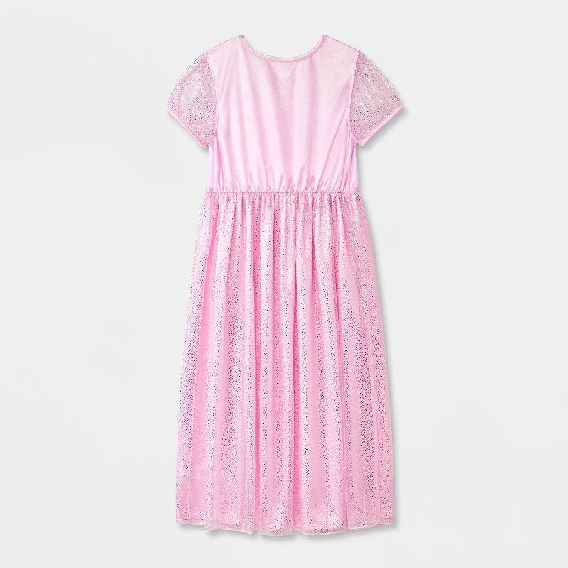 slide 2 of 4, Girls' Wicked Glinda Fantasy NightGown - Pink S, 1 ct