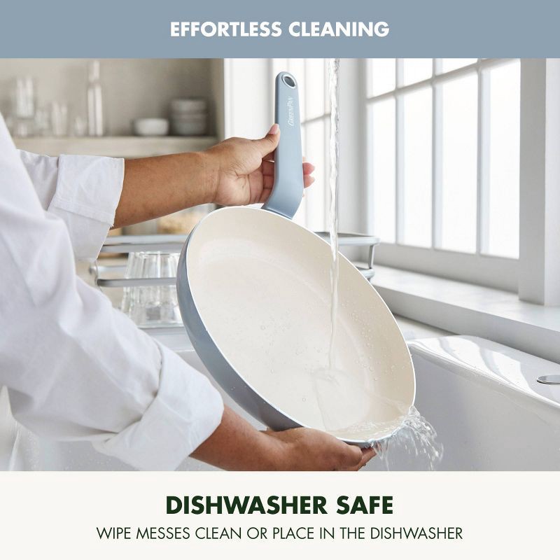 slide 9 of 10, GreenPan Rio Advanced 16pc Ceramic Nonstick Cookware Set Stardew Blue, 16 ct