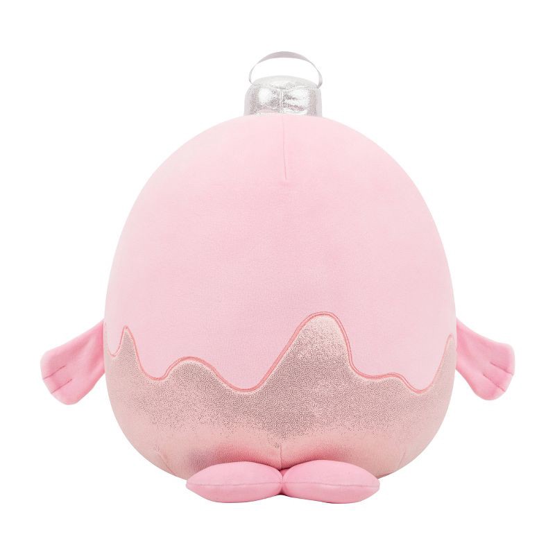 slide 8 of 12, Squishmallows 12" Gladys Pink Seal Ornament with Frosted Bottom Medium Plush, 1 ct