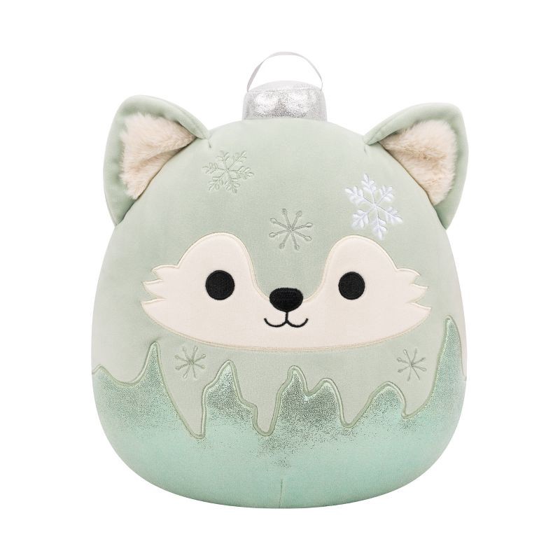 slide 5 of 12, Squishmallows 12" Oakley Green Wolf Ornament with Frosted Bottom Medium Plush, 1 ct