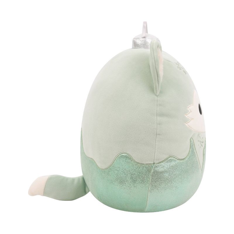 slide 9 of 12, Squishmallows 12" Oakley Green Wolf Ornament with Frosted Bottom Medium Plush, 1 ct
