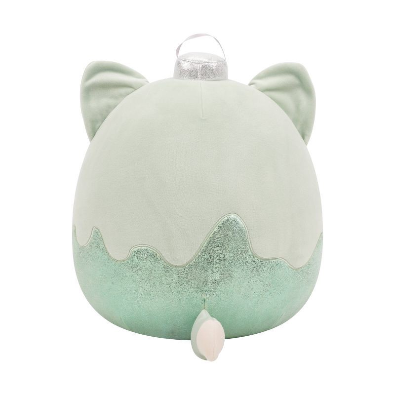 slide 10 of 12, Squishmallows 12" Oakley Green Wolf Ornament with Frosted Bottom Medium Plush, 1 ct
