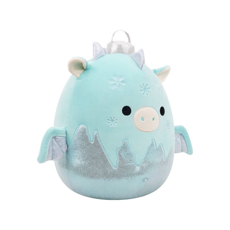 slide 4 of 11, Squishmallows 12" Miles Teal Dragon Ornament with Frosted Bottom Medium Plush, 1 ct