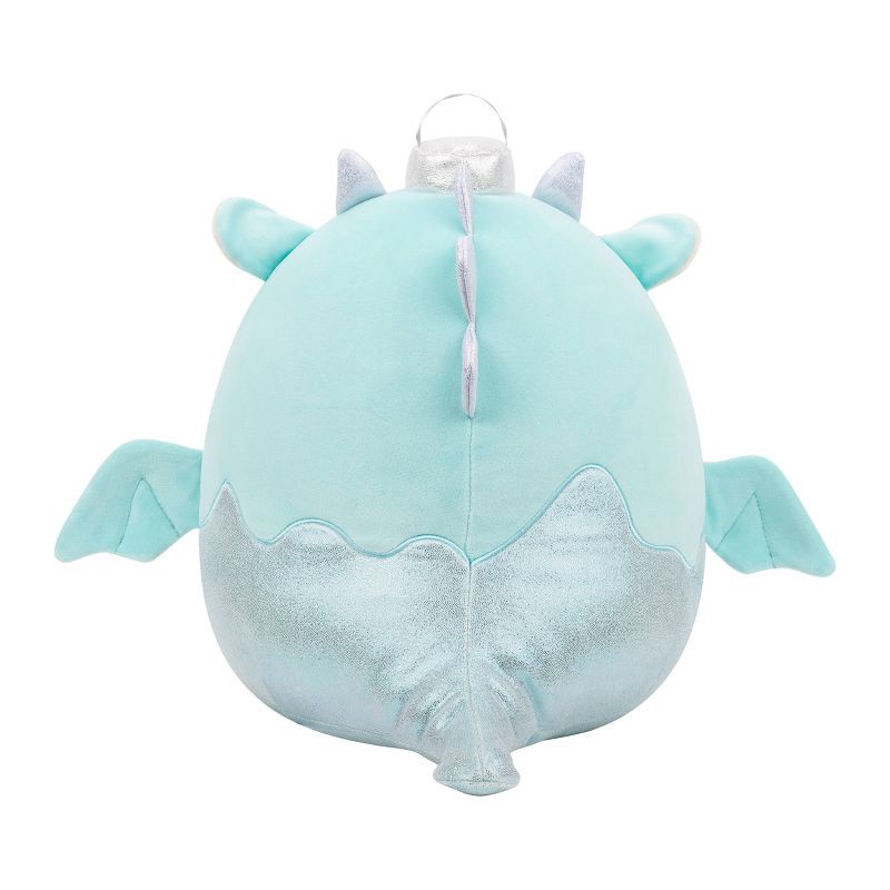 slide 6 of 11, Squishmallows 12" Miles Teal Dragon Ornament with Frosted Bottom Medium Plush, 1 ct